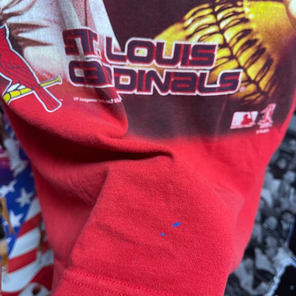 Vintage St. Louis Cardinals Albert Pujols MLB CSA Coin Tee - Picture 4 of 8